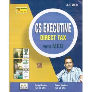 Book Corporation's Direct Tax with MCQs for CS Executive June 2020 Exam by CS. Sanjay Mundhra, CS. Suman Mundhra